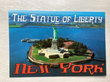 New York Statua Wolności pocztówka