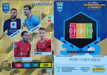 FIFA 365 2023 PANINI X-RARE INVINCIBLE 5