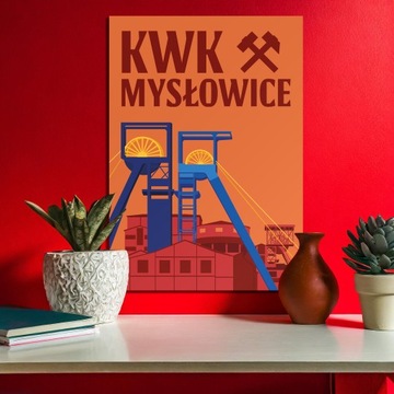 Plakat A3 KWK Mysłowice