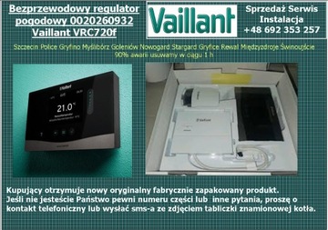 Bezprzewodowy regulator pogodowy Vaillant VRC720f