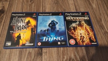 Gry PS2 Alone in the dark The Thing The Suffering