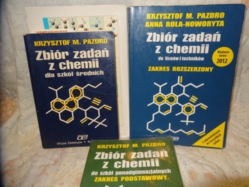 Zbiór zadań z chemii  zakres rozszerzony Pazdro 