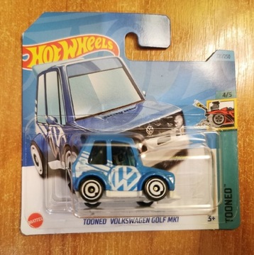 Tooned Volkswagen Golf MK1 Treasure TH Hot Wheels 