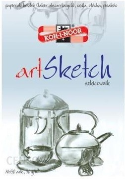 Blok Szkicowy "Art Sketch" A4 50ark 90g Koh-I-Noor