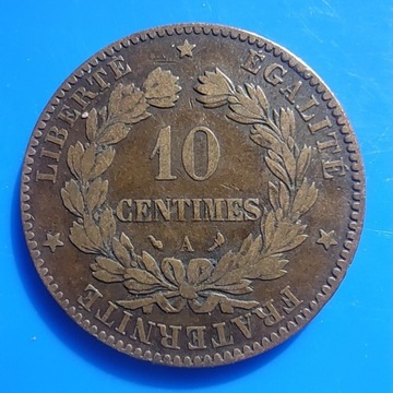 10 centimes 1897 pochodnie