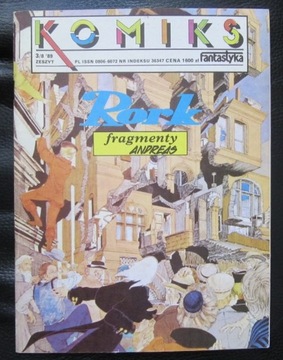 Komiks Fantastyka 3/89 Rork Fragmenty Andreas