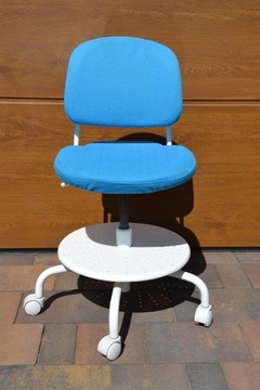Krzesło biurkowe IKEA VIMUND niebieskie