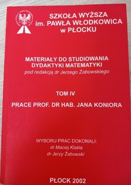 Materiały do studiowania dydaktyki matematyki t.IV