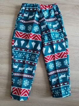 Spodnie świąteczne dla chłopca 92 Boże Narodzenie