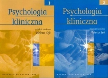 Psychologia kliniczna H. Sęk 1-2 komplet UNIKAT