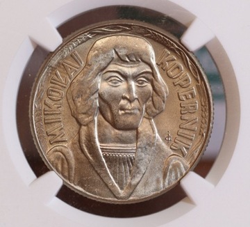 10 złotych 1965 Kopernik NGC MS 65
