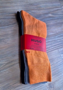 HUGO Boss 3pak skarpety 43-46 nowe skarpetki 3szt.