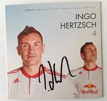 Hertzsch, Rost, Sebastian - RB Leipzig - autografy