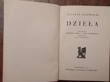 Słowacki, Dzieła. T. 1-24 (12 woluminów), 1931