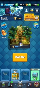 Konto Clash Royal 2700 pucharków