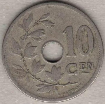 Belgia 10 centymów centimes 1904 E 22 mm  nr 2