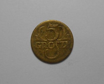 stara moneta 5 groszy 1923