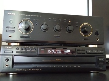 Teac A-R600 + Zmieniarka CD Teac PD-D2500