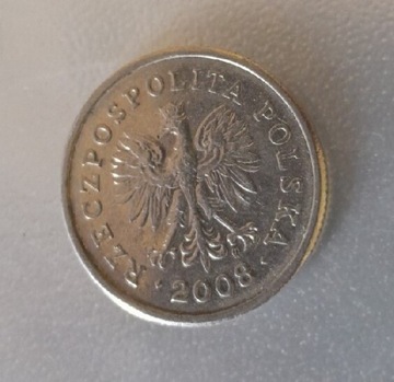 1 ZŁ 2008 r - moneta obiegowa 1 złoty z 2008 roku