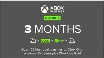 SUBSKRYPCJA XBOX GAME PASS ULTIMATE 3 MIESIĄCE KOD