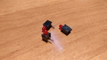 Kontrolka Dioda LED PCB 3 mm czerwona_W142