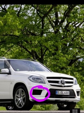 Kratka LED Zderzak Mercedes GL X166 / prawy przód