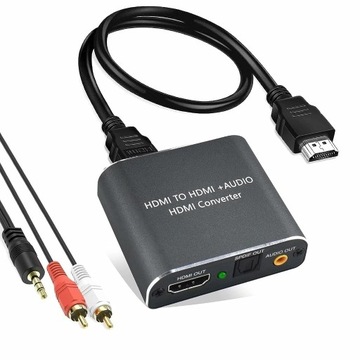 HDMI 2.0 Audio Extraktor, Snxiwth 4K HDMI