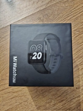 Czarny zegarek smartwatch xiaomi mi watch lite