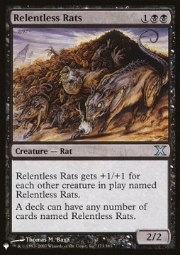 Karta MTG Relentless Rats