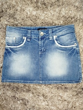 Spódniczka jeansowa mini vintage Armani XS