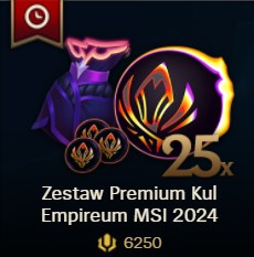 ZESTAW KUL ORBS LEAGUE OF LEGENDS LOL RP 6250RP