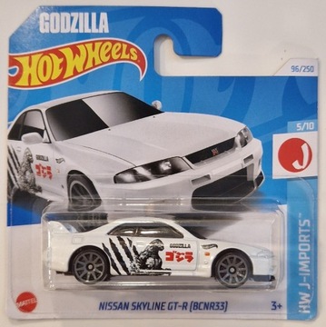 HOT WHEELS NISSAN SKYLINE GT-R [BCNR33]