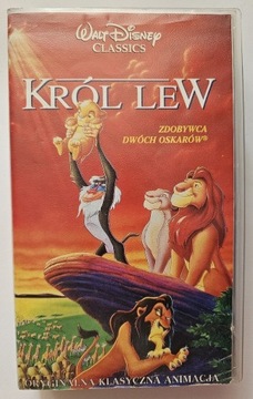 Król Lew VHS kaseta kultowa animacja Disney