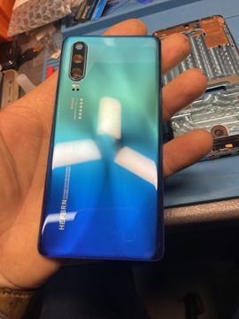 Huawei p30 klapka baterii błękitny dobry plus