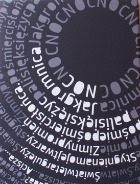 Eliasz Rajzman poezja typografia obraz do salonu