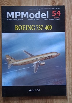 MPModel 54 model kartonowy samolot BOEING 737-400