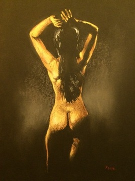 Rysunek "Nude Noir" #375 290x210 mm