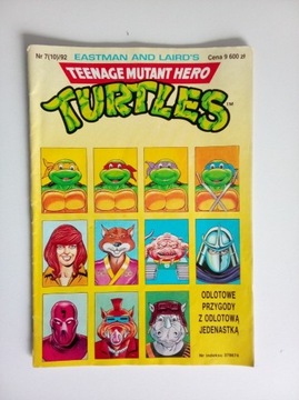 Komiks Turtles 7/92 7(10)/92