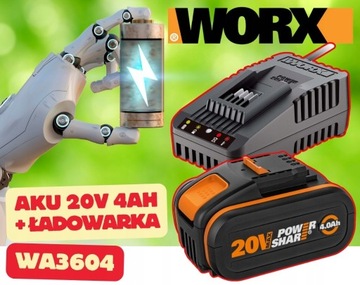 Zestaw WORX WA3604 POWERSHARE 20V