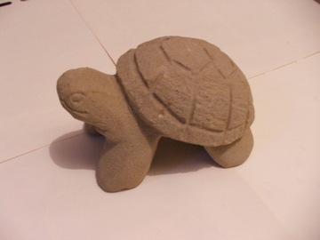 Figurka Żółw Ozdoba z piaskowca ceramika kamień