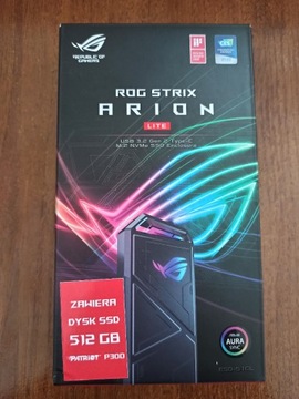 Obudowa Asus ROG Strix Arion + dysk SSD 512gb