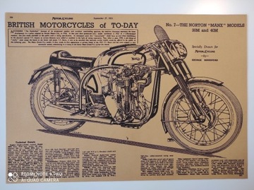 Plakat BRITISH MOTORCYCLES