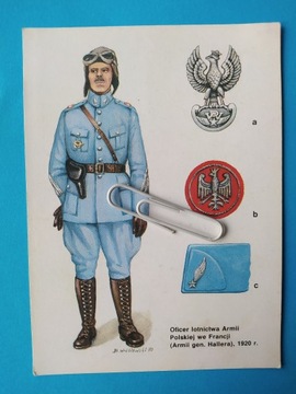 Oficer Lotnictwa Armii Polskiej-gen. Haller 1920