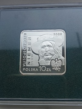 Moneta 10 zł 2009 r Cz. Niemen srebro 