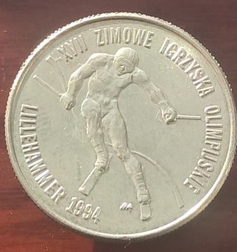 Moneta 20000 zł Zimowe Igrzyska Lillehammer 1993