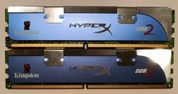 DDR2 KINGSTON HyperX 2x2GB KIT, 4 GB, 1066Mhz, CL5