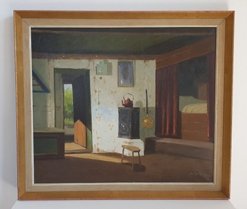 Osvald Rasmussen - Interior - 80 x 70 cm