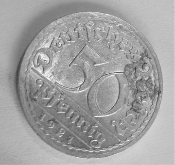 50 pfennig Niemcy 1921 A