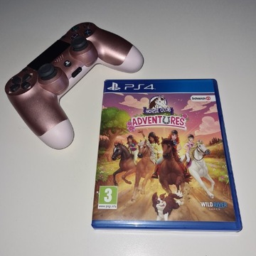 PAD SONY ROSE GOLD + GRA Horse Club Adventures PS4