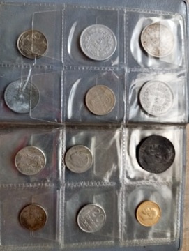Stare monety z albumem 